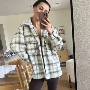 THELIFESTYLEDCO Flannel Shacket